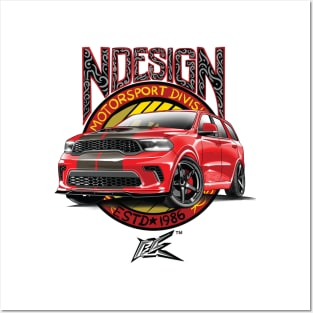 dodge durango red Posters and Art